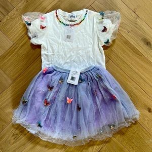 Butterfly Skirt and Matching Top